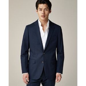 J. Crew Ludlow Slim-fit suit jacket in Italian chino - Navy